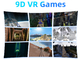 1080 het Themaparken 10KW 3 van Graadrotataion VR Simulator van de Spelers de Virtuele Werkelijkheid
