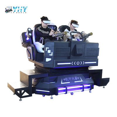 Virtual Reality Game Machine VR Shooting 9D Cinema Mecha Warrior 2 zitplaatsen Arcade apparatuur voor pretpark