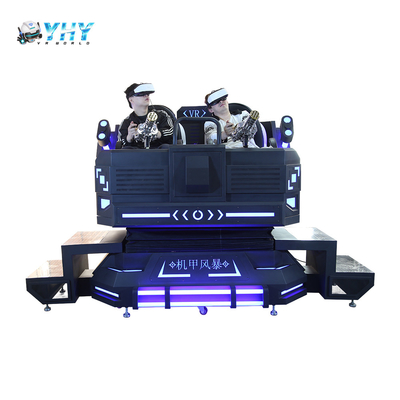 YHY 9D VR Simulator Virtual Reality Cinema Indoor Amusement Machine 2 zitplaatsen Mecha Warrior