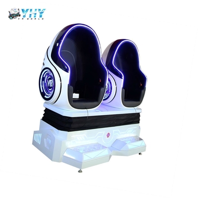 Guangzhou Manufacturer VR Cinema Double Seats Chair 3 DOF Dynamic Virtual Reality Egg Chair