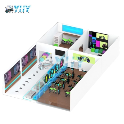 Interactieve Virtual Reality 6 Zitplaatsen 9D Vr Rijden Motorfiets Machine Voor Kinderen En Volwassenen