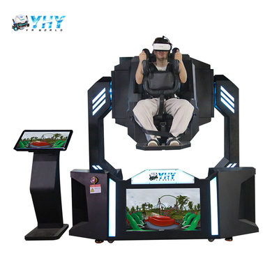 YHY Virtual Reality Roller Coaster VR720 VR360 Roterende Spelmachine van China Fabriek