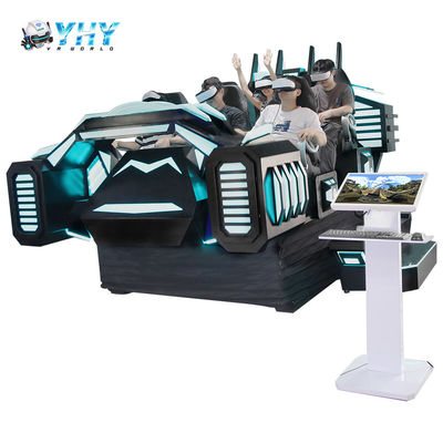 9D Cinema Virtual Reality Game Machines 6 zitplaatsen VR Motion Simulator Indoor Shopping Mall Adventure Park