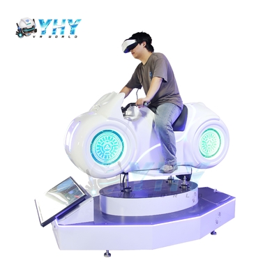 Witte Motorfiets Simulator Arcade Game Machine 9D Vr Motor