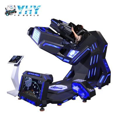 VR 360 Roller Coaster VR Vluchtsimulator Racing Enkele Stoel Schietspel Machine Virtual Reality Themapark Apparatuur