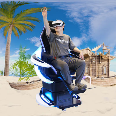 9D Virtual Reality Flight Experience Beweging Simulator met 360 graden Single Seat Chair