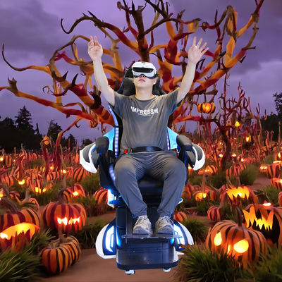 360 graden draaiende VR-oversteekstoel met één zitplaats voor een meeslepende VR-bioscoopervaring