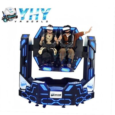 360 720 1080 Grade 9D Simulator Vr Roller Coaster Twee zitplaatsen Games Machine Amusement Park Rides