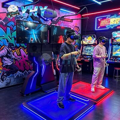 Double Players VR Battle Simulator Battle Arena VR Dancing Games Machine