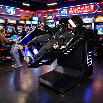 Full Motion 360 graden Gyro Rotation VR Flight And Shoot Simulator Machine voor het winkelcentrum Game Zone