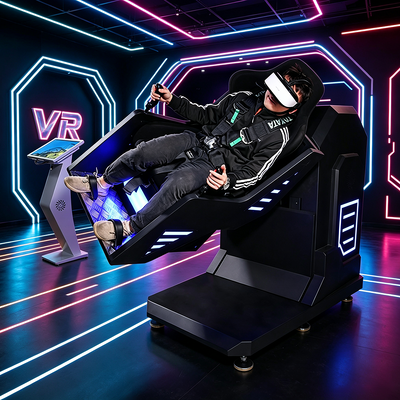 Commerciële Mini 360 VR Achtbaan Rit Machine met 5-Punts Gordel