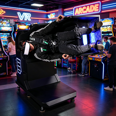 Veilige en compacte 360 VR Vliegsimulator Machine met 21,5 inch Touch Control Systeem