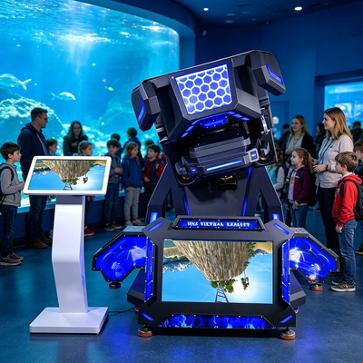 Kosteneffectieve 3-in-1 360 Graden VR Bewegingssimulator Apparatuur voor Winkelcentra