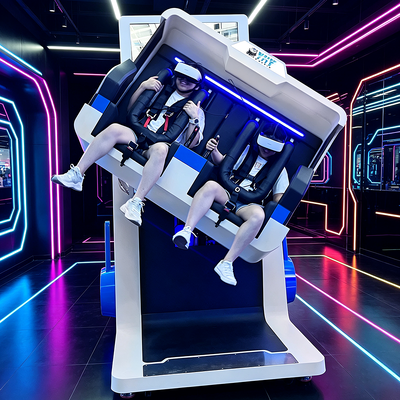 Dubbele inkomsten 2 spelers 360 graden rotatie VR rollercoaster arcade simulator