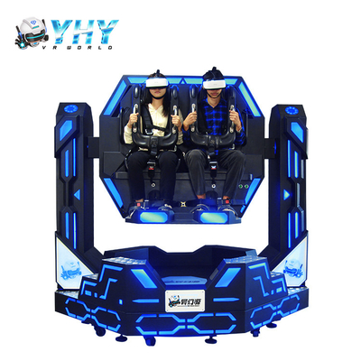 Twee Zetels9d VR Simulator 8.0KW met het Spel van de Achtbaanvr Simulatie